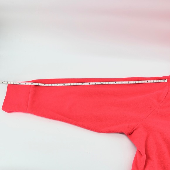 Calvin Klein Performance Red Fleece Zip Up Jacket Women's Plus Size 3X Stretch - Picture 6 of 10